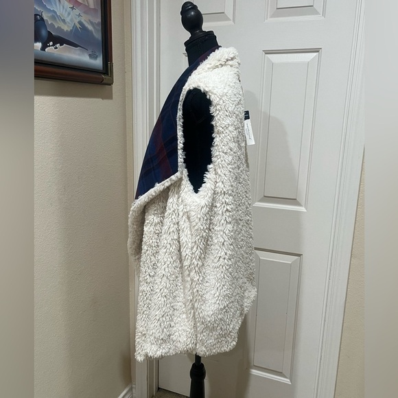 WESTBOUND WOMENS REVERSIBLE FAUX FUR SHERPA JACKET VEST SIZE 3X NWT - Picture 8 of 11